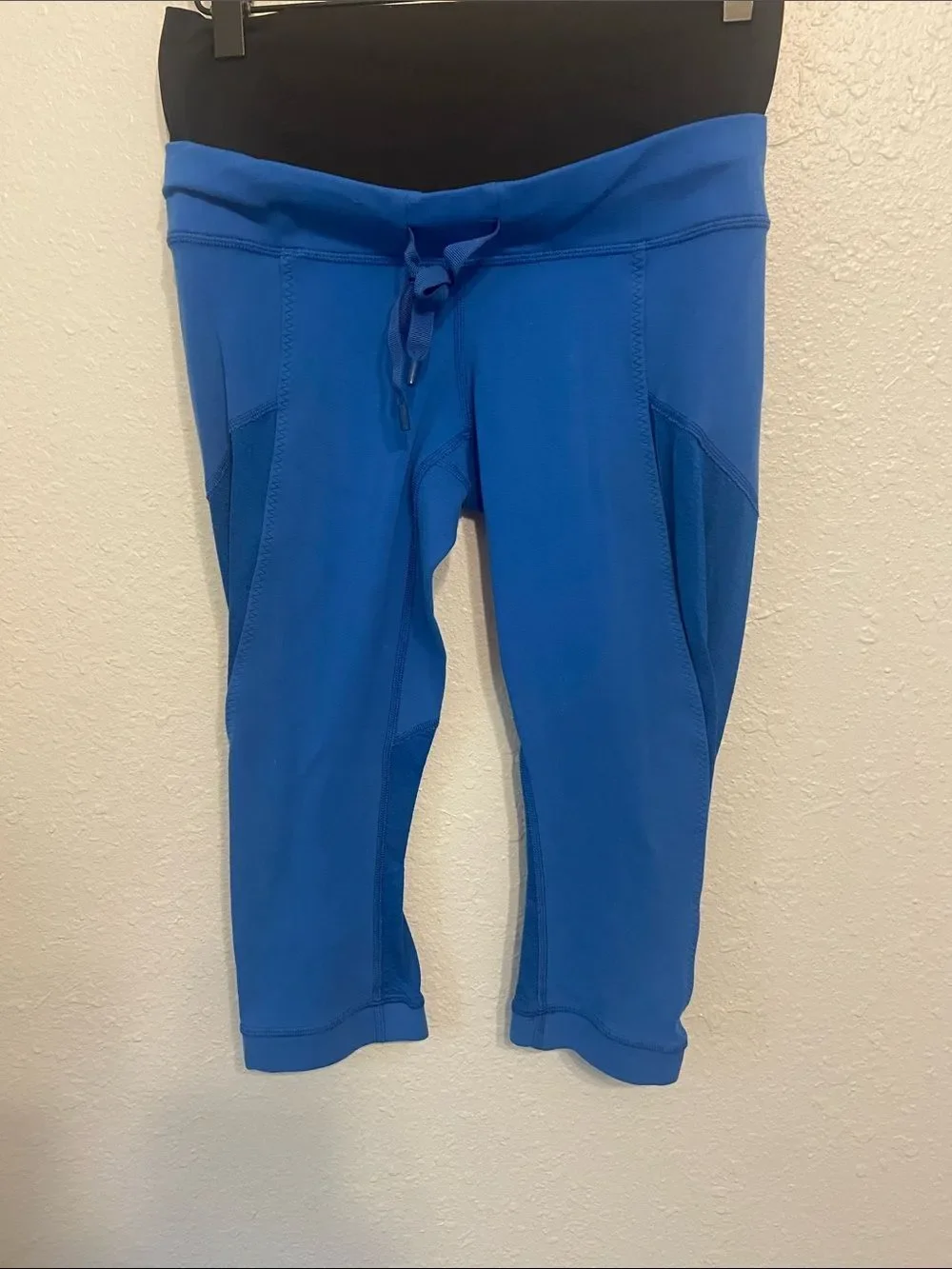 Lululemon Blue & Black Bhakti Yoga Pants Size 6